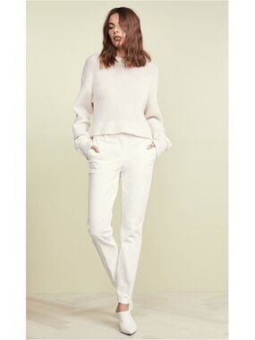 Theory Linen-Blend Crunch Wash Tailor Trouser Pants